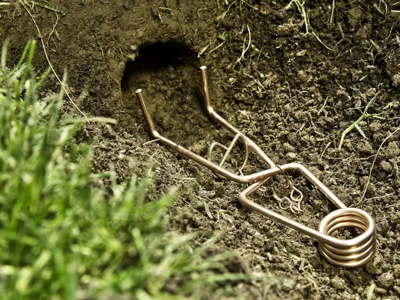 Pièges mécaniques à taupes utilisés par notre taupier à Brax